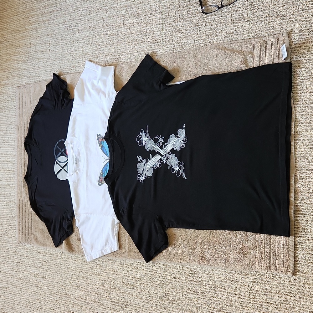 Lot of (3) Mens Tshirts (2 from Express & 1 from Tillys)